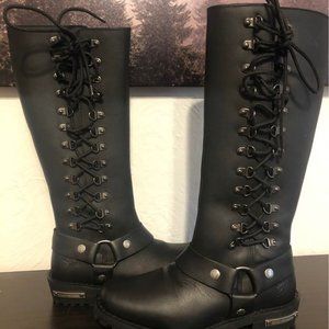 Milwaukee Leather Laced Boots